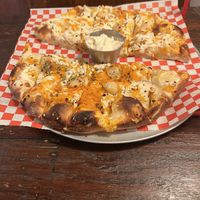 So cheesy and delicious at Pi Vegan Pizzeria in Seattle