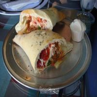 Calzone at Pi Vegan Pizzeria in Seattle