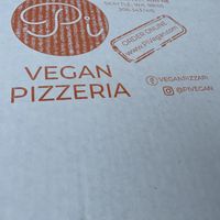 Taking a pi home  at Pi Vegan Pizzeria in Seattle