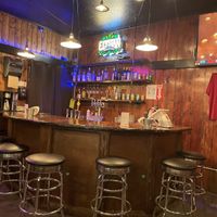 Cute bar area too  at Pi Vegan Pizzeria in Seattle