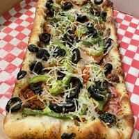 Perfect crust 🥰  at Pi Vegan Pizzeria in Seattle