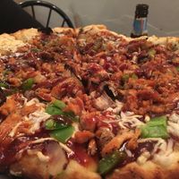 BBQ Chicken Pizza at Pi Vegan Pizzeria in Seattle