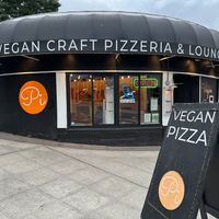 The restaurant at Pi Vegan Pizzeria in Seattle