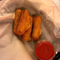 mozzarella sticks at Pi Vegan Pizzeria in Seattle