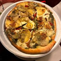 EMP pizza at Pi Vegan Pizzeria in Seattle