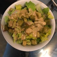 Caesar side salad  at Pi Vegan Pizzeria in Seattle