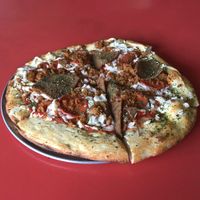 Meatlovers Pizza at Pi Vegan Pizzeria in Seattle