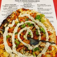 Buffalo Chicken pizza (small) at Pi Vegan Pizzeria in Seattle