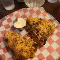 Aloha Calzone at Pi Vegan Pizzeria in Seattle