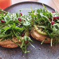 Avo toast at Share Sweet & Wine Bar in Prague