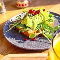 Avocado sandwich 🥑 🥪 🌱👍 at Share Sweet & Wine Bar in Prague