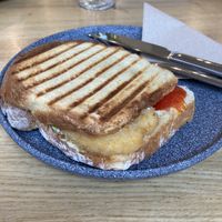 Caesar sandwich   at Share Sweet & Wine Bar in Prague