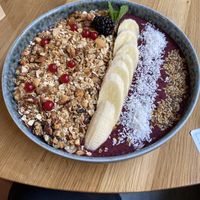 smoothie bowl  at Share Sweet & Wine Bar in Prague