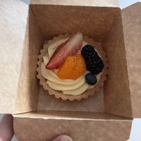 Fruit cupcake  at Share Sweet & Wine Bar in Prague