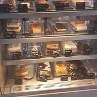 Cake selection at Share Sweet & Wine Bar in Prague