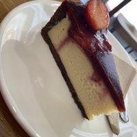 Strawberry cheesecake   at Share Sweet & Wine Bar in Prague