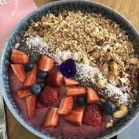Smoothie bowl   at Share Sweet & Wine Bar in Prague