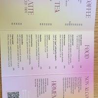 That ist the menu. at Share Sweet & Wine Bar in Prague