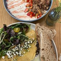Granola bowl and omelette: both not good  at Share Sweet and Espresso Bar in Prague