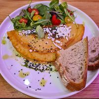 Vegan omellete at Share Sweet and Espresso Bar in Prague