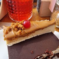 Lotus cake at Share Sweet & Wine Bar in Prague