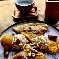 Crepes   at Share Sweet & Wine Bar in Prague