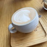 Chai latte  at Share Sweet & Wine Bar in Prague