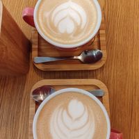 Hot drinks at Share Sweet & Wine Bar in Prague
