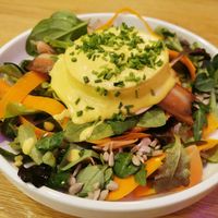 Egg's Benedict at Share Sweet & Wine Bar in Prague