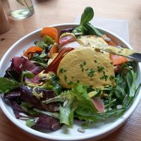 Eggs Benedict at Share Sweet & Wine Bar in Prague