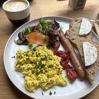 Tofu scramble   at Share Sweet & Wine Bar in Prague