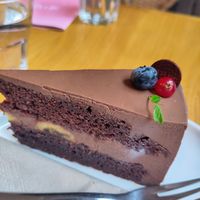 Chocolate and Banana cake at Share Sweet & Wine Bar in Prague