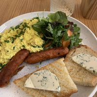 Tofu scramble  at Share Sweet & Wine Bar in Prague
