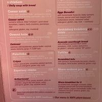 Menu  at Share Sweet & Wine Bar in Prague