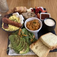 “Breakfast for two”. Hotel breakfasts should literally just clone this.  at Share Sweet & Wine Bar in Prague