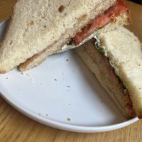 Caesar sandwich  at Share Sweet & Wine Bar in Prague
