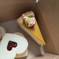 Mango cheesecake  at Share Sweet and Espresso Bar in Prague