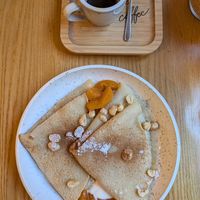 Crepes and espresso at Share Sweet and Espresso Bar in Prague