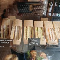 Sandwich at Share Sweet and Espresso Bar in Prague