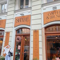 Facade at Share Sweet and Espresso Bar in Prague
