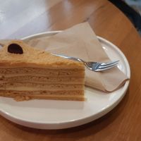 Rumovnik cake at Share Sweet and Espresso Bar in Prague