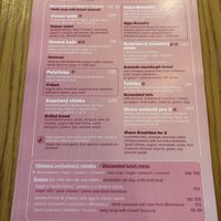 Menu  at Share Sweet & Wine Bar in Prague