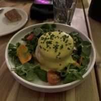 Noegg benedict (this was a bit blunt)  at Share Sweet & Wine Bar in Prague