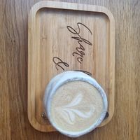 Coffee - lots of plant based milk options at Share Sweet & Wine Bar in Prague