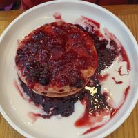 Livanec (pancakes) at Share Sweet & Wine Bar in Prague