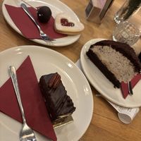 Cake pop, short bread, mole cake, snickers cake   at Share Sweet and Espresso Bar in Prague