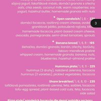 Menu 2 at Share Sweet & Wine Bar in Prague