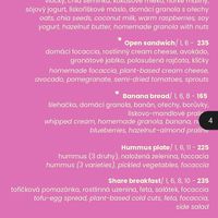 Menu 3 at Share Sweet & Wine Bar in Prague