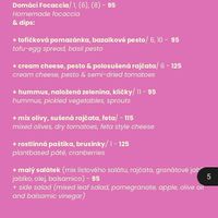 Menu 4 at Share Sweet & Wine Bar in Prague