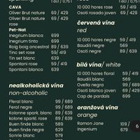 Menu 5 at Share Sweet & Wine Bar in Prague